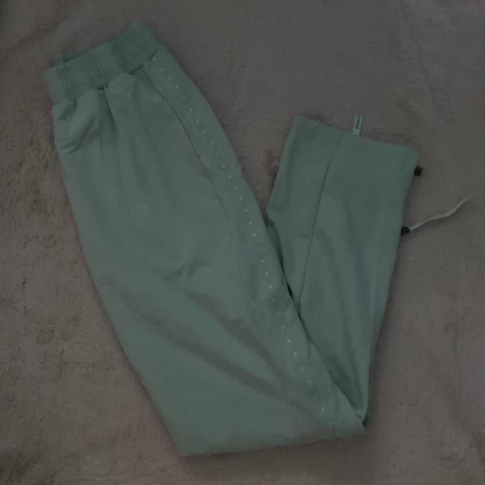 Gymshark Wide Leg Comfy Sweatpants -Sea Foam Green Blue  (small)
